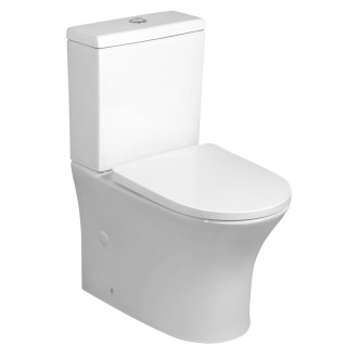 LEON RIMLESS WC mísa pro kombi, spodní/zadní odpad, bílá 201.421.4