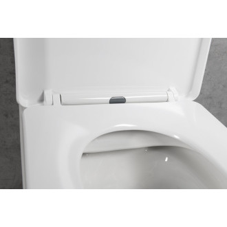 LEON WC sedátko, Slim, Soft Close, duroplast, bílá 301.307.4