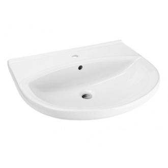 Mereo Umyvadlo 55 cm, s otvorem pro baterii, keramika VSD55N (W409501)