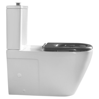 MEDIC RIMLESS WC kombi mísa s nádržkou, spodní/zadní odpad, bílá MC102