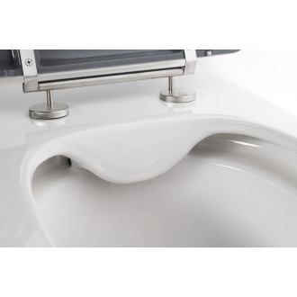 MEDIC RIMLESS WC kombi mísa s nádržkou, spodní/zadní odpad, bílá MC102