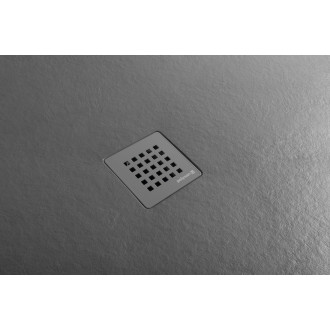 TRENECA vaničkový sifon, průměr 90mm, DN40, krytka šedá mat 84999.31