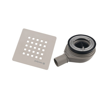 TRENECA vaničkový sifon, průměr 90mm, DN40, krytka béžová mat 84999.81