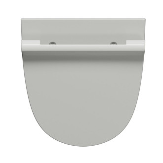 COMMUNITY urinál se zakrytým přívodem vody s otvory pro víko 31x54,5cm, cenere mat 769617