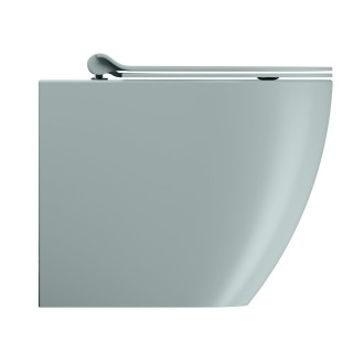 PURA WC mísa stojící, Swirlflush, 36x55cm, spodní/zadní odpad, ghiaccio dual-mat 880315