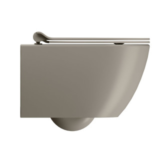 PURA závěsná WC mísa, Swirlflush, 36x50cm, tortora dual-mat 881605