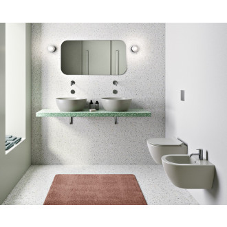 PURA závěsná WC mísa, Swirlflush, 36x50cm, cenere dual-mat 881617