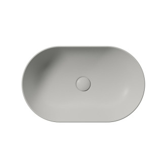 PURA keramické umyvadlo na desku 60x37cm, cenere mat 883417