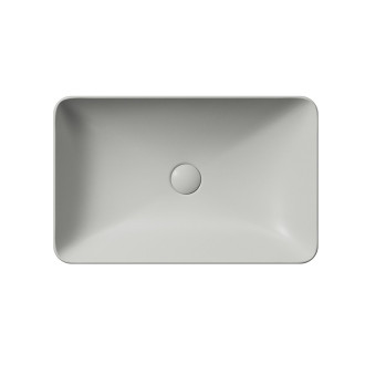 PURA keramické umyvadlo na desku 60x38cm, cenere mat 883717