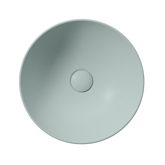 PURA keramické umyvadlo na desku, průměr 40cm, ghiaccio mat 884615