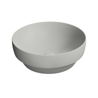 PURA keramické umyvadlo na desku, průměr 40cm, cenere mat 884617