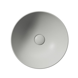 PURA keramické umyvadlo na desku, průměr 40cm, cenere mat 884617