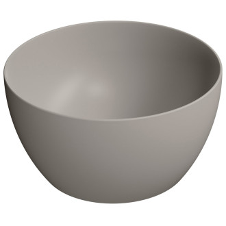 PURA keramické umyvadlo na desku, průměr 42cm, tortora mat 885205