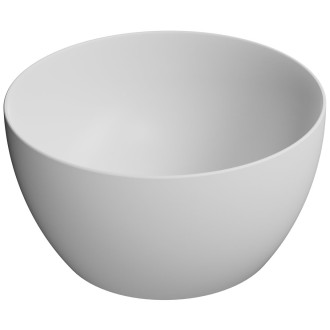 PURA keramické umyvadlo na desku, průměr 42cm, bílá mat 885209