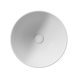 PURA keramické umyvadlo na desku, průměr 42cm, bílá mat 885209