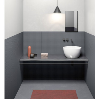 PURA keramické umyvadlo na desku, průměr 42cm, bílá ExtraGlaze 885211