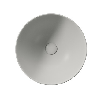 PURA keramické umyvadlo na desku, průměr 42cm, cenere mat 885217