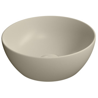 PURA keramické umývátko na desku, průměr 32cm, creta mat 885408