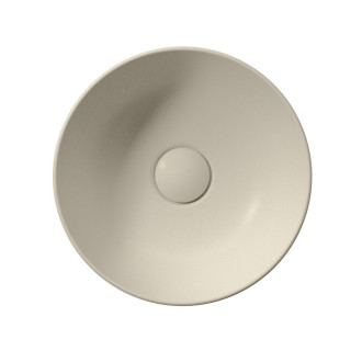 PURA keramické umývátko na desku, průměr 32cm, creta mat 885408