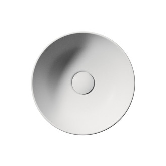 PURA keramické umývátko na desku, průměr 32cm, bílá mat 885409