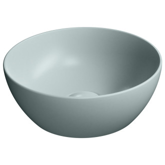 PURA keramické umývátko na desku, průměr 32cm, ghiaccio mat 885415