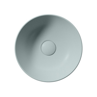 PURA keramické umývátko na desku, průměr 32cm, ghiaccio mat 885415