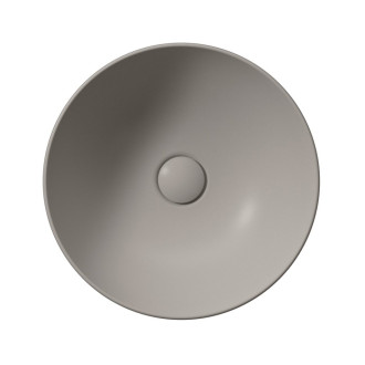NUBES keramické umyvadlo na desku průměr 40cm, tortora mat 903905
