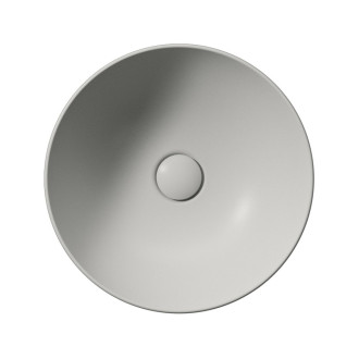 NUBES keramické umyvadlo na desku průměr 40cm, cenere mat 903917