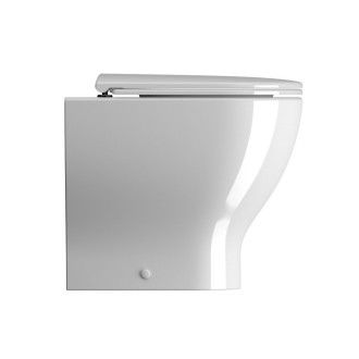 CITY PRO WC mísa stojící, Swirlflush, 35x52cm, spodní/zadní odpad, bílá ExtraGlaze 911011