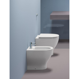 CITY PRO WC mísa stojící, Swirlflush, 35x52cm, spodní/zadní odpad, bílá ExtraGlaze 911011