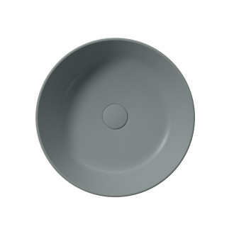KUBE X keramické umyvadlo na desku, průměr 45cm, agave mat 942704