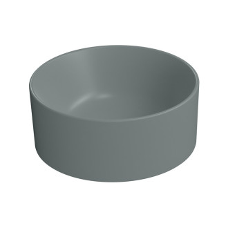 KUBE X keramické umývátko na desku, průměr 32cm, agave mat 943504