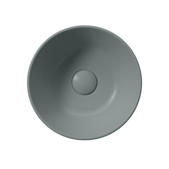 KUBE X keramické umývátko na desku, průměr 32cm, agave mat 943504