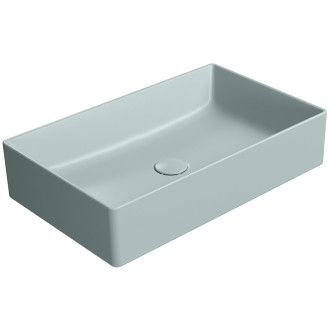 KUBE X keramické umyvadlo na desku, 60x37cm, ghiaccio mat 945315