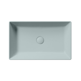 KUBE X keramické umyvadlo na desku, 60x37cm, ghiaccio mat 945315