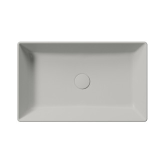 KUBE X keramické umyvadlo na desku, 60x37cm, cenere mat 945317