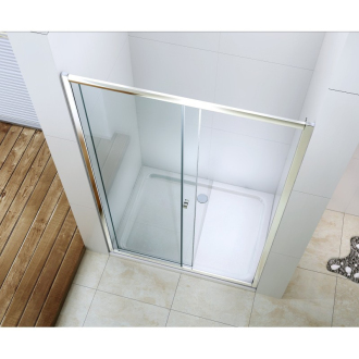 MEXEN APIA sprchové dveře 140x190 cm 5mm, chrom-čiré 845-140-000-01-00