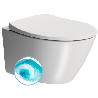 MODO závěsná WC mísa, Swirlflush, 37x52cm, bílá dual-mat 981609