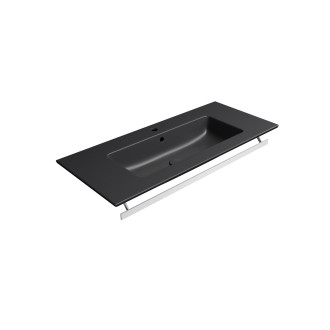 PURA keramické umyvadlo Slim 102x46cm, černá mat 8886126