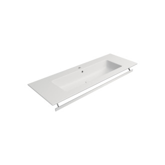 PURA keramické umyvadlo Slim 122x46cm, bílá mat 8887109