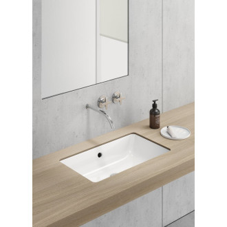 KUBE X keramické umyvadlo 60x37cm, zápustné, broušená hrana, bílá ExtraGlaze 8953911