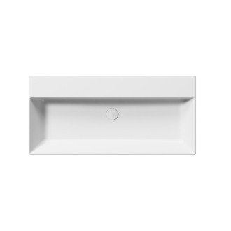 KUBE X keramické umyvadlo 100x47cm, bez otvoru, bílá mat 9423009
