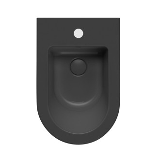 KUBE X bidet závěsný 36x55cm, černá mat 9465126