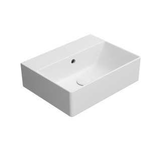 KUBE X keramické umyvadlo 45x35cm, bez otvoru, bílá mat 9485009