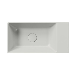KUBE X keramické umývátko 50x25cm, bez otvoru, pravé/levé, cenere mat 9486017