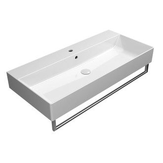 KUBE X keramické umyvadlo 100x47cm, broušená spodní hrana, bílá ExtraGlaze 94239111