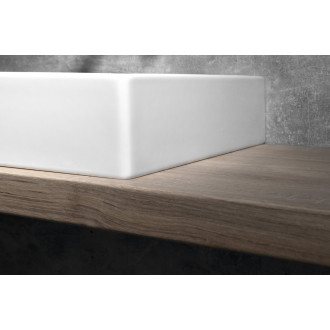 KUBE X keramické umyvadlo 100x47cm, broušená spodní hrana, 2 otvory, bílá 94239211