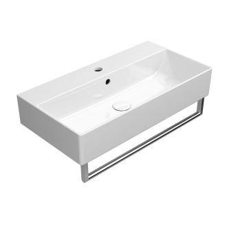 KUBE X keramické umyvadlo 70x37cm, broušená spodní hrana, bílá ExtraGlaze 94559111