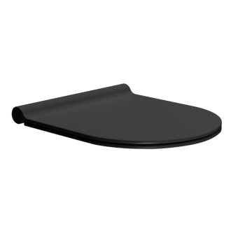 PURA/KUBE X sedátko, SLIM, Soft Close, duroplast, černá mat MS76SN26
