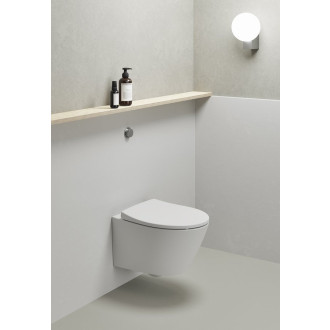 MODO WC sedátko Soft Close, duroplast, bílá mat/chrom MS98C09